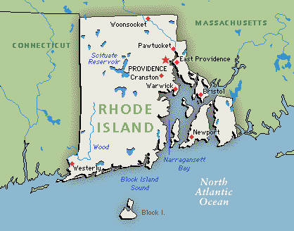 rhode island on map Rhode Island Map Google Map Of Rhode Island Gmt rhode island on map